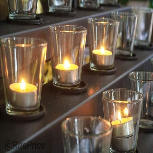 30 PCS (1 Pack) Tealight Unscented White Candles 2.5 Hour Burn Time Dripless - Picture 9 of 12